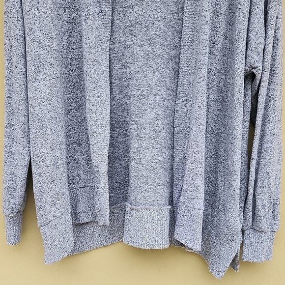 American Eagle Outfitters Heathered Blue Cardigan - Picture 5 of 7